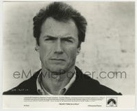 7h379 ESCAPE FROM ALCATRAZ 8x10 still 1979 best head & shoulders close up of Clint Eastwood!