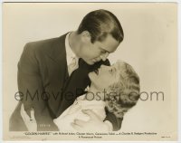 7h444 GOLDEN HARVEST 8x10.25 still 1933 best romantic c/u of Chester Morris & Genevieve Tobin!