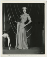 7h499 IDA LUPINO 8x10 still 1940 in a slender quilted evening gown from The Light That Failed!