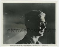 7h505 IPCRESS FILE 8x10 still 1965 best super close up of spy Michael Caine wearing glasses!