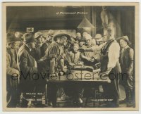 7h769 RIMROCK JONES 8x10 LC 1918 Wallace Reid broke the bank gambling at roulette in casino!