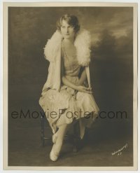 7h587 LOIS MORAN deluxe 8x10 still 1920s seated portrait of the pretty leading lady by Chidnoff!