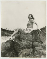 7h671 MY FAVORITE BRUNETTE candid 7.25x9.25 still 1947 Dorothy Lamour at Monterey by Don English!