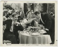 7h683 NIGHT AT THE OPERA 8x10.25 still 1935 Groucho Marx watches Sig Ruman kiss Dumont's hand!