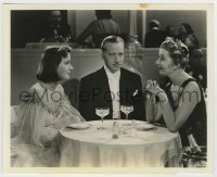 7h686 NINOTCHKA 8.25x10 still 1939 Greta Garbo at table with Melvyn Douglas & Ina Claire!