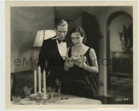 7h709 PAID 8x10 still 1930 smoking Douglass Montgomery looks confused at sexy Joan Crawford!