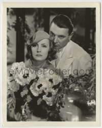 7h711 PAINTED VEIL 8x10 still 1934 George Brent pleads with Greta Garbo for forgiveness!