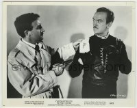 7h730 PINK PANTHER 8x10.25 still 1964 Peter Sellers as Clouseau pointing gun at thief David Niven!