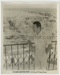 7h767 RICHARD BARTHELMESS 8x10 still 1930s great c/u of the leading man on balcony at his home!