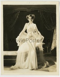 7h771 RIPTIDE 8x10.25 still 1934 full-length portrait of sexy Norma Shearer wearing incredible gown!