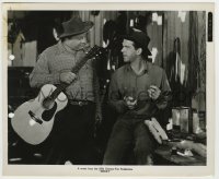 7h836 SMOKY 8.25x10 still 1946 great close up of Fred MacMurray with Burl Ives holding guitar!