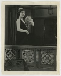 7h841 SOMETHING TO THINK ABOUT 8x10 still 1920 great c/u of glamorous Gloria Swanson with feathers