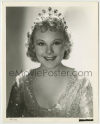 7h850 SONJA HENIE 8x10.25 still 1936 great smiling portrait of the ice skater, One in a Million!