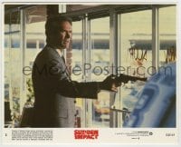 7h120 SUDDEN IMPACT 8x10 mini LC #2 1983 close up of Clint Eastwood as Dirty Harry with big gun!