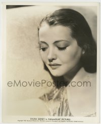 7h891 SYLVIA SIDNEY 8.25x10 still 1938 wonderful c/u of the beautiful dramatic Paramount star!