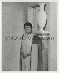 7h910 THEDA BARA deluxe 8x10 still 1954 the silent star at her home in Beverly Hills by Engstead!