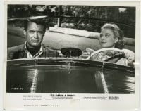 7h932 TO CATCH A THIEF 8x10.25 still R1963 great c/u of Cary Grant & Grace Kelly in convertible!