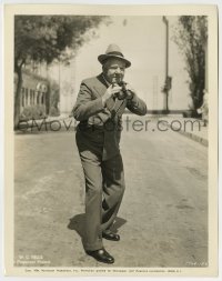 7h964 W.C. FIELDS 8x10.25 still 1934 full-length c/u of the great comedian with binoculars & cigar!