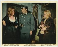 7h151 WHERE EAGLES DARE color 8x10 still #10 1968 Richard Burton as Nazi w/ Mary Ure & Ingrid Pitt!