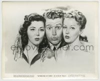 7h974 WHISTLING IN DIXIE 8.25x10 still 1942 art of Red Skelton, Rutherford & Lewis by Morr Kusnet!