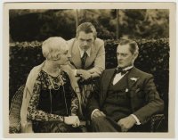 7h983 WOMEN LOVE DIAMONDS 8x10.25 still 1927 Douglas Fairbanks Jr. & Barrymore stare at woman!