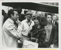 7h721 PENELOPE candid 8x10 still 1966 Natalie Wood instructed by director Arthur Hiller!