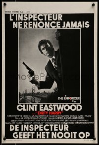 7j337 ENFORCER Belgian 1977 best c/u of Clint Eastwood as Dirty Harry by Bill Gold!