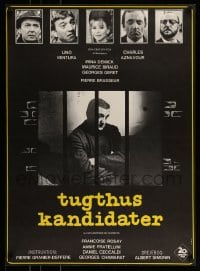 7j383 CLOPORTES Danish 1966 Lino Ventura, Charles Aznavour, Irina Demick, sexy crime comedy!