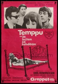 7j141 KNACK & HOW TO GET IT Finnish 1965 Rita Tushingham in English comedy!