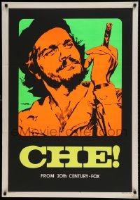 7j174 CHE Italian 1sh 1969 rare different art of Omar Sharif as Guevara by Nistri!