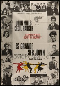7j079 IT'S GREAT TO BE YOUNG Spanish 1974 music teacher John Mills, cool different images!