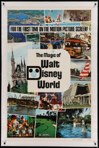 7k130 MAGIC OF WALT DISNEY WORLD linen 1sh 1972 the famous theme park for the first time on screen!
