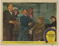 7m066 NATIONAL VELVET LC #2 1944 Mickey Rooney helps disguised Elizabeth Taylor get to be in race!