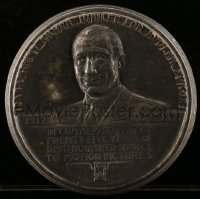 7m100 PARAMOUNT SILVER JUBILEE 3x3 souvenir medallion 1937 commemorating 25 years in movies!