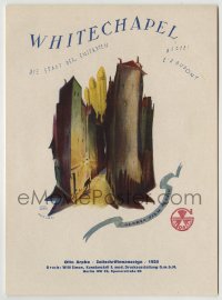 7m162 WHITECHAPEL German trade ad 1920 for Dupont melodrama w/ expressionist art by Stahl & Arpke!