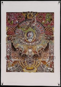 7p268 GRATEFUL DEAD linen 24x36 commercial poster 2000s psychedelic Maureen Callahan montage art!