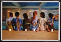 7p276 PINK FLOYD linen 24x36 commercial poster 2015 models painted with album art on their backs!