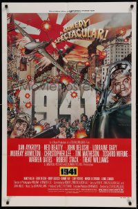 7r012 1941 style D 1sh 1979 Spielberg, art of John Belushi, Dan Aykroyd & cast by McMacken!