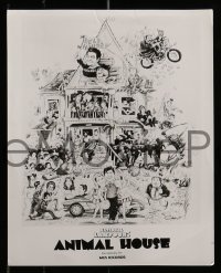 7s235 ANIMAL HOUSE 44 8x10 stills 1978 John Belushi, Tim Matheson, one w/Rick Meyerowitz art!