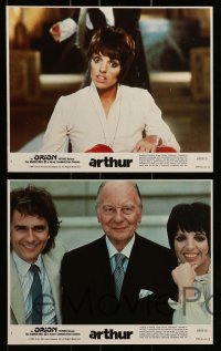 7s032 ARTHUR 8 8x10 mini LCs 1981 drunken Dudley Moore, Liza Minnelli, John Gielgud!