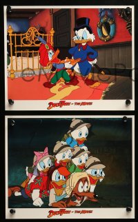 7s061 DUCKTALES: THE MOVIE 8 color 8x10 stills 1990 Disney, Scrooge McDuck, Huey, Dewey & Louie