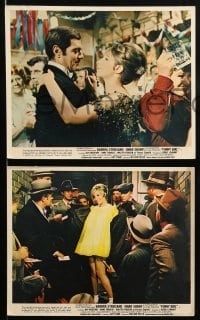 7s069 FUNNY GIRL 8 color English FOH LCs 1969 Barbra Streisand, Omar Sharif, directed by Wyler!