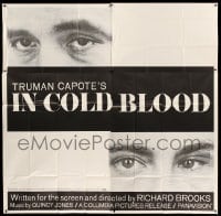 7t063 IN COLD BLOOD 6sh 1968 Richard Brooks directed, Robert Blake, Scott Wilson, Truman Capote!