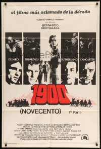 7t256 1900 part 1 Argentinean 1977 directed by Bernardo Bertolucci, Robert De Niro, different image!