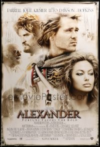 7w284 ALEXANDER int'l advance 1sh 2004 directed by Oliver Stone, Colin Farrell & Angelina Jolie!