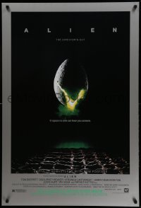 7w288 ALIEN style B DS 1sh R2003 Ridley Scott outer space sci-fi monster classic, cool egg image!