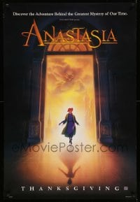 7w295 ANASTASIA style A advance DS 1sh 1997 Don Bluth cartoon about the missing Russian princess!