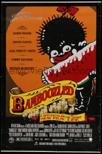 7w307 BAMBOOZLED recalled DS 1sh 2000 Spike Lee, Wayans, watermelon & blackface art!