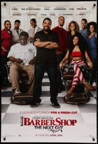7w308 BARBERSHOP THE NEXT CUT teaser DS 1sh 2016 Ice Cube, Cedric the Entertainer, top cast!