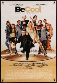 7w327 BE COOL DS 1sh 2005 John Travolta, Uma Thurman, Danny Devito, Christina Milian, Dwayne Johnson